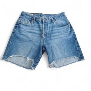 Levi’s Denim Shorts Jorts 28 High Rise Light Wash Boho Fairy Summer